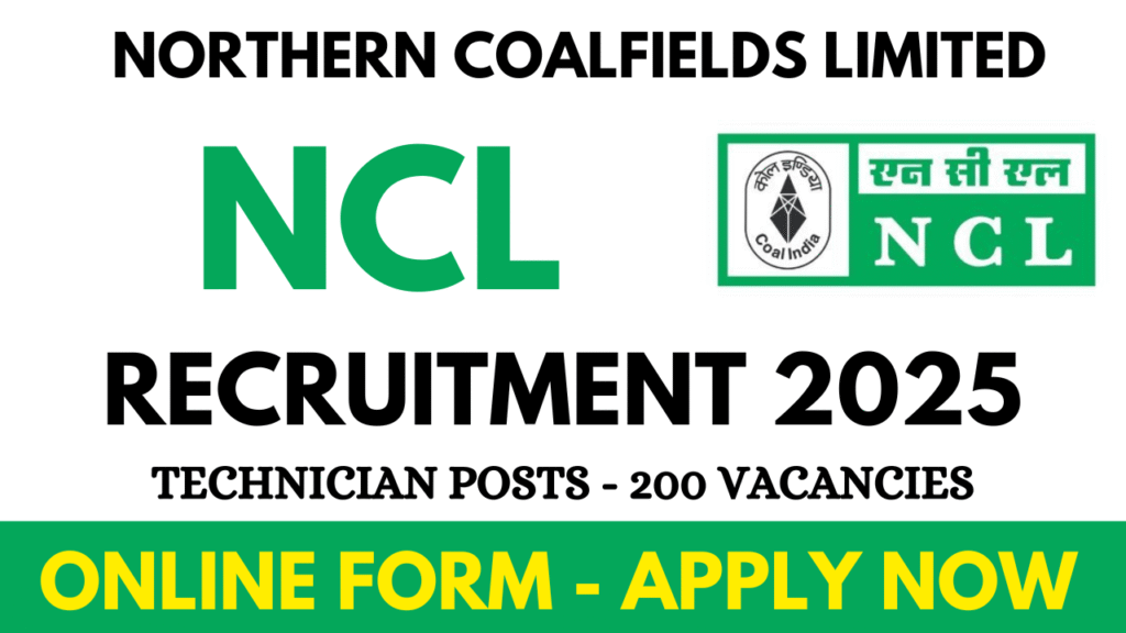NCL technical recruitment 2025